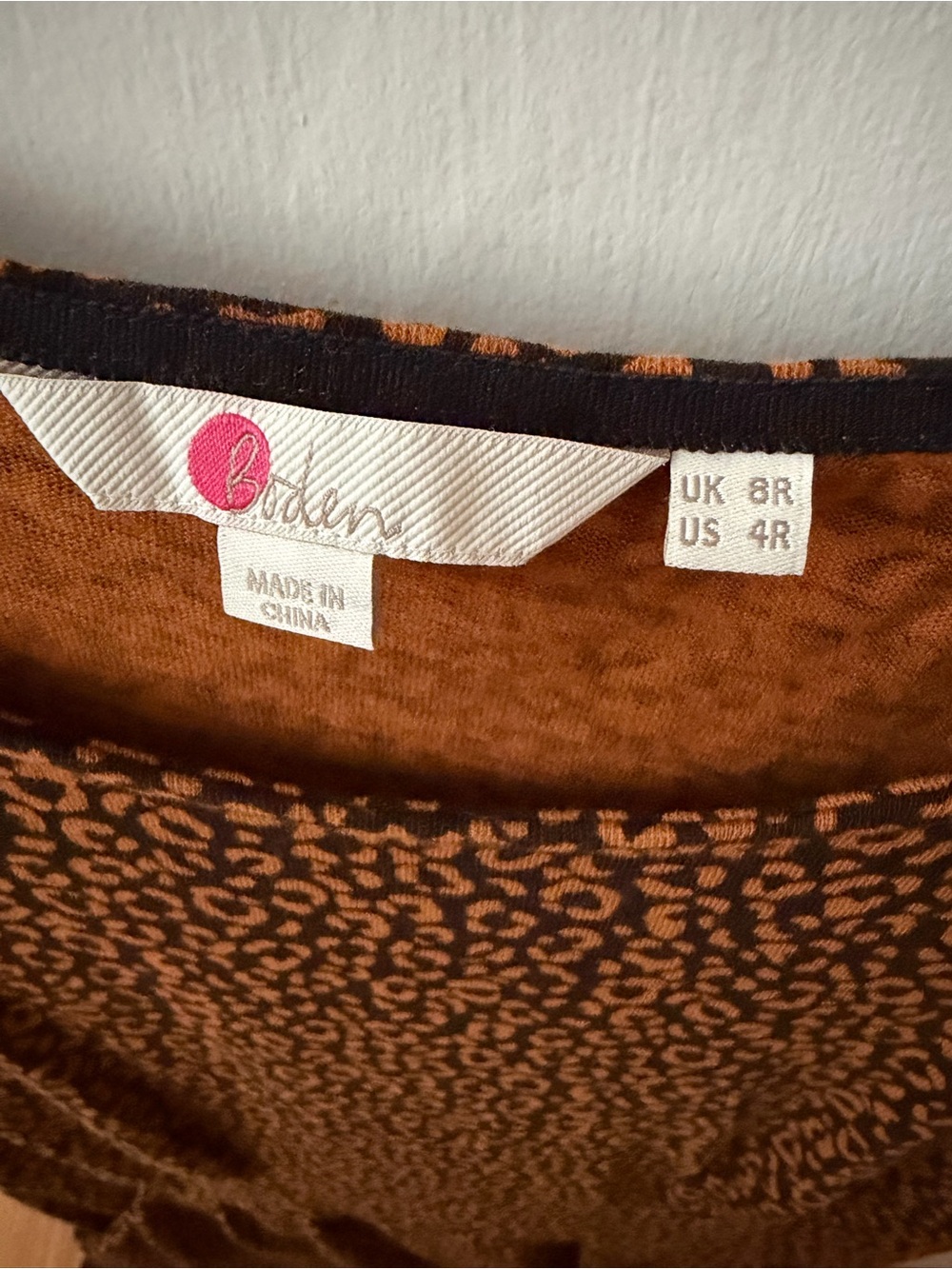 Boden Phoebe Dress Leopard Print US4 - Picture 4 of 4